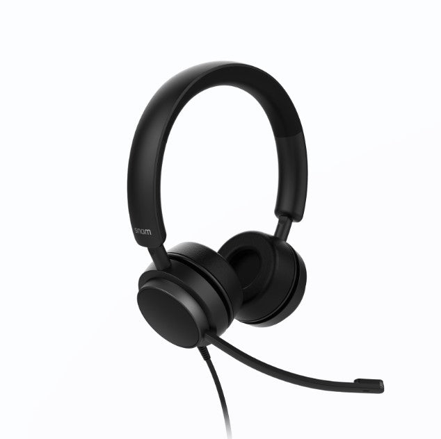 SNOM A310D Corded Headset Duo, Full band audio, High wearing comfort, Lightweight construction, Perfect noise shielding from the surroundings SNOM A310D Corded Headset Duo, Full band audio, High wearing comfort, Lightweight construction, Perfect noise shielding from the surroundings